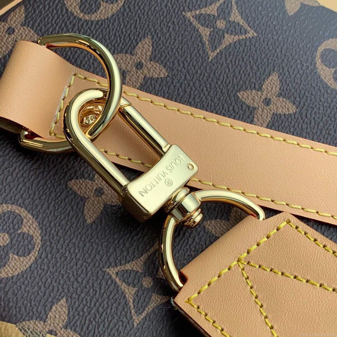 LV M40567 Louis Vuitton Keepall Bandouliere 50 Monogram Canvas Yellow
