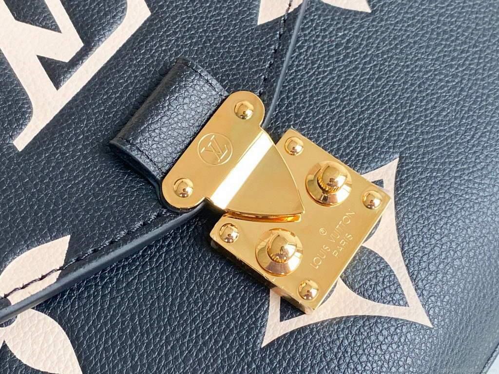 LV M45773 Louis Vuitton M45596 Pochette Metis Bag Black
