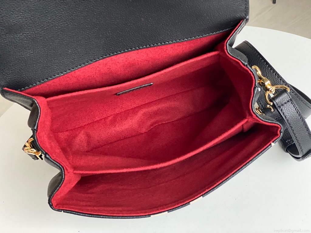 LV M45773 Louis Vuitton M45596 Pochette Metis Bag Black