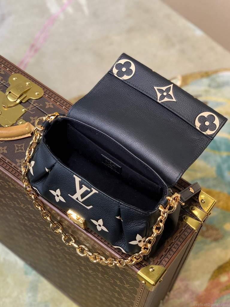 LV M45859 Louis Vuitton M45836 Favorite Monogram Empreinte leather M45813 Black