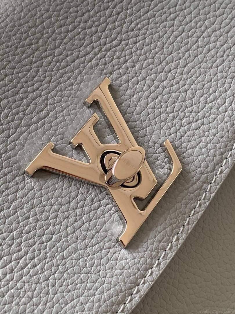 LV M56321 Louis Vuitton Lockme Ever BB Handbag M56645 Olympe Blue