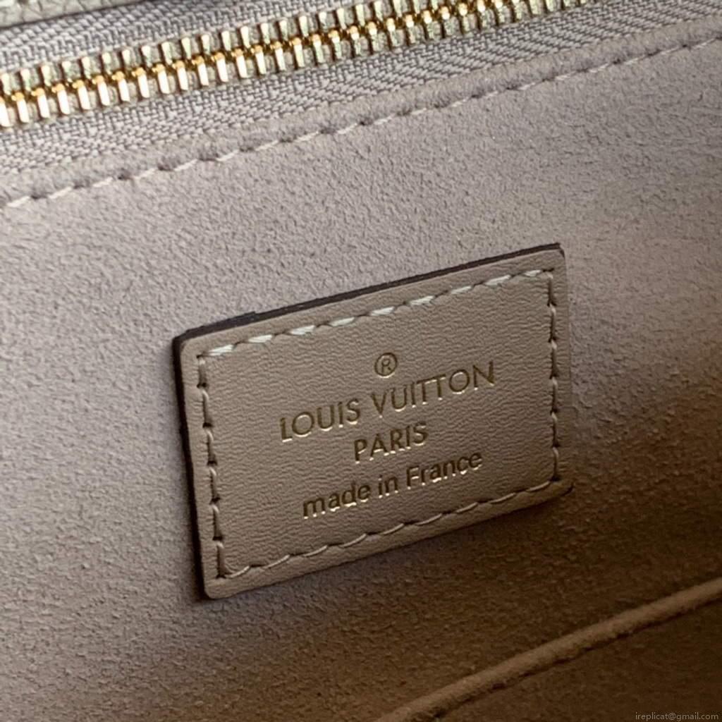 Louis Vuitton M45607 LV M45595 OnTheGo MM Monogram Empreinte Tote Bag Beige