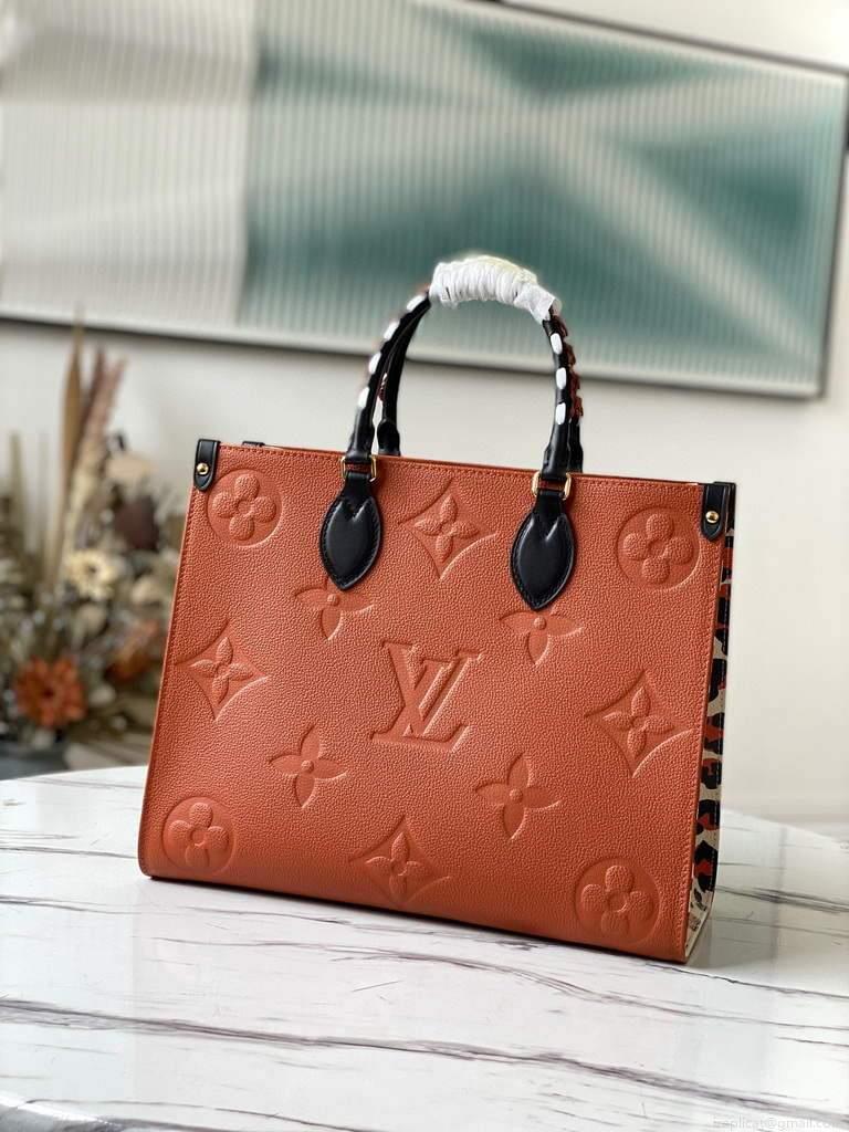 Louis Vuitton M58521 LV M58522 OnTheGo MM Monogram Empreinte Tote Bag Caraml