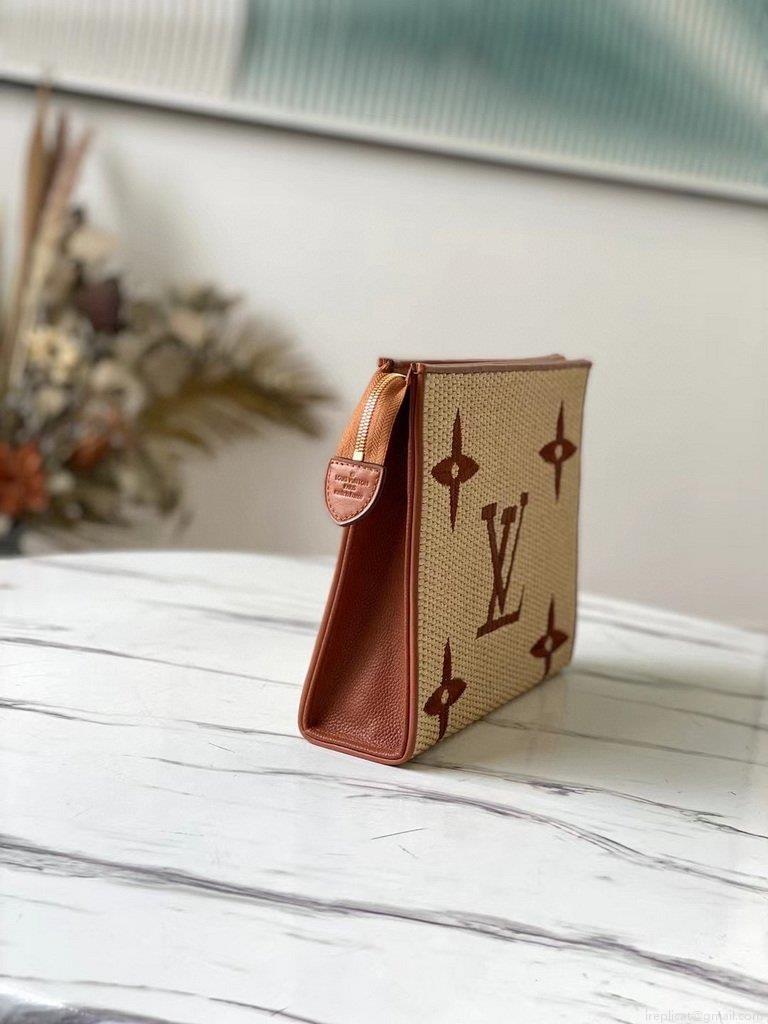 Louis Vuitton M80351 LV M80352 Toiletry Pouch 26 Monogram Canvas Tan