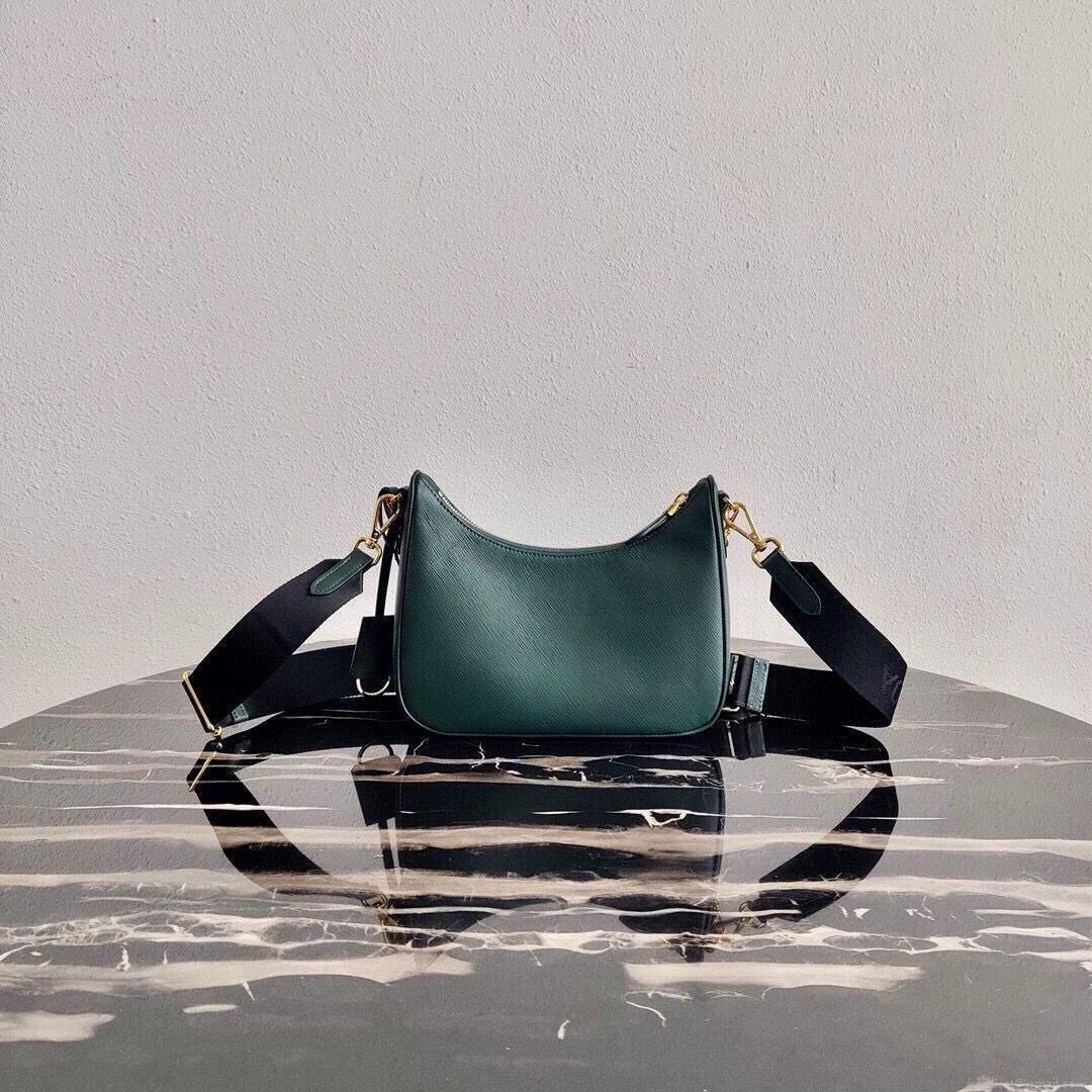 Prada 1BH204 Prada Re-Edition 2005 Saffiano leather Bag in Dark Green