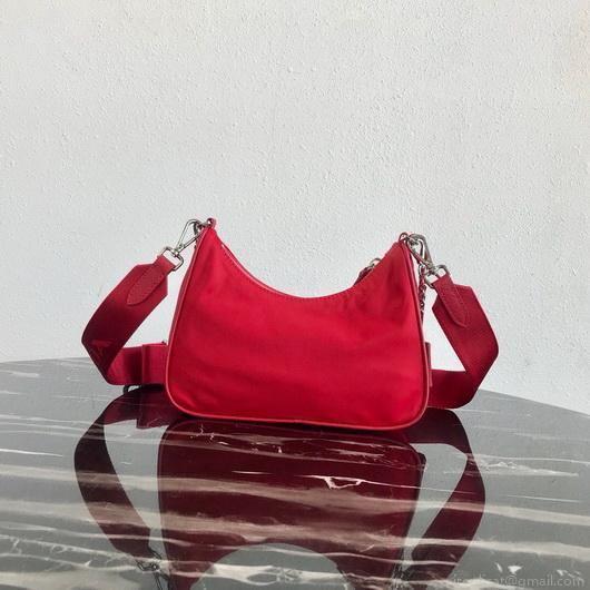 Prada 1BH204 Prada Re-Edition 2005 Nylon Bag Red