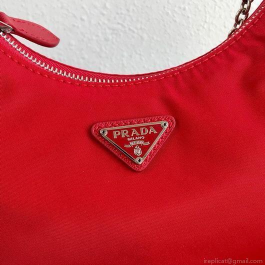 Prada 1BH204 Prada Re-Edition 2005 Nylon Bag Red