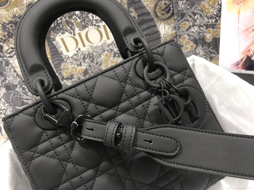 Dior Small Lady My ABCDior Bag Lambskin M0538 logo black