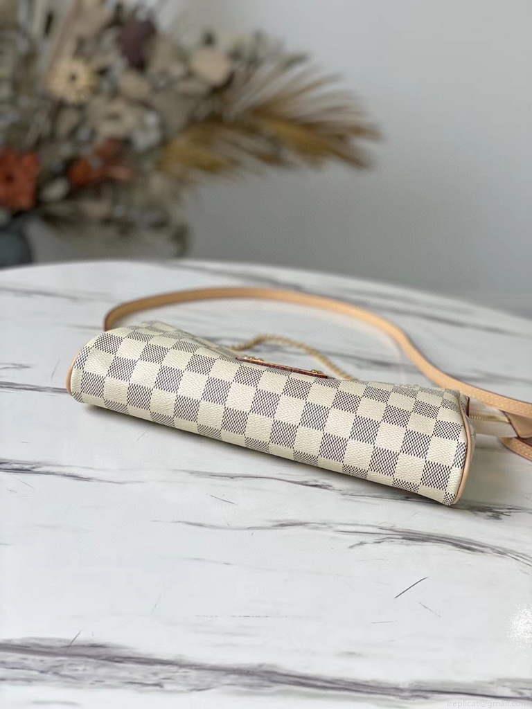 LV N55214 Louis Vuitton M95567 EVA Shoulder Bag N55213 Damier Azur Canvas