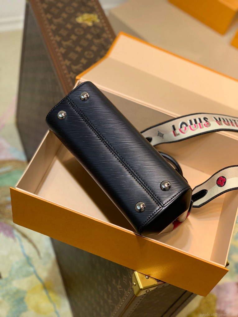 LV M59134 Louis Vuitton Cluny BB Handbag Black