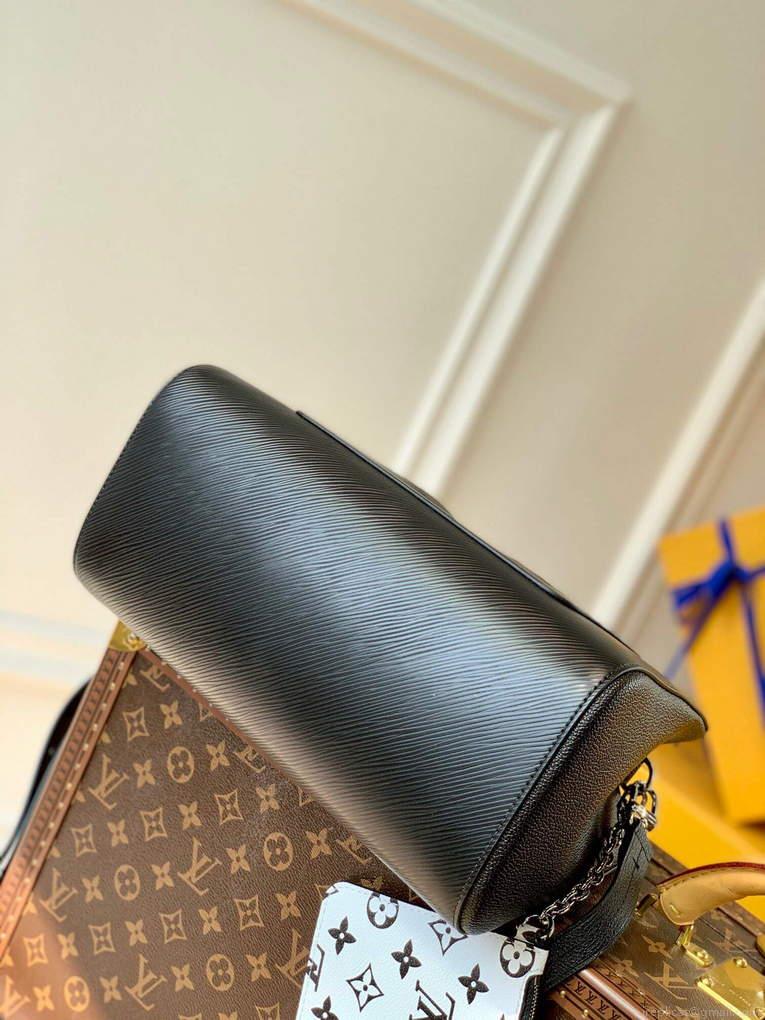 LV M59954 Louis Vuitton Marelle Tote MM Black