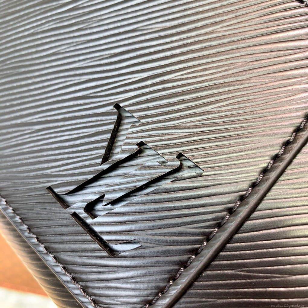 LV M59954 Louis Vuitton Marelle Tote MM Black