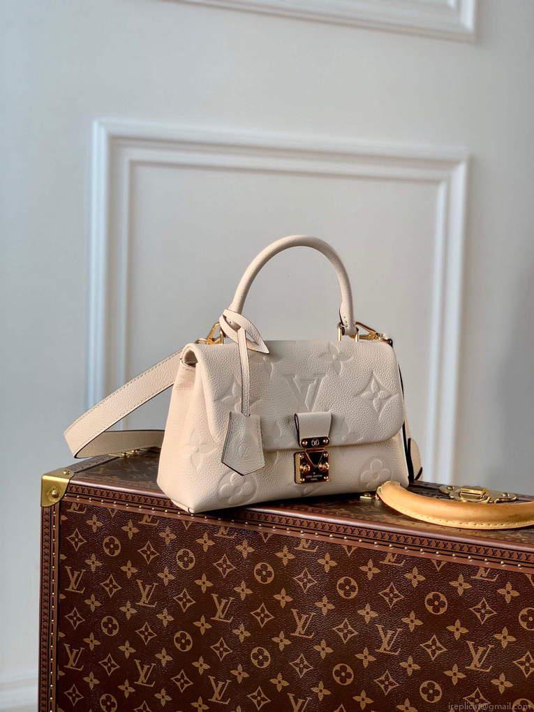 LV M46008 Louis Vuitton Madeleine BB Monogram Empreinte Leather