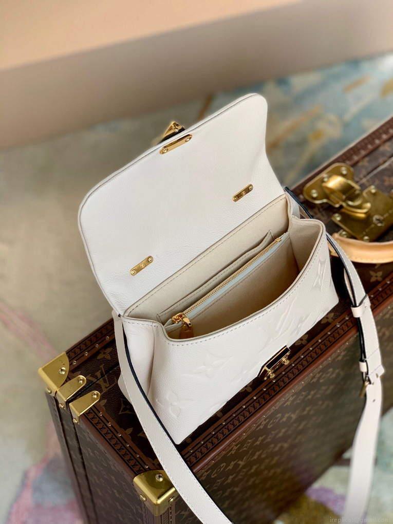 LV M46008 Louis Vuitton Madeleine BB Monogram Empreinte Leather