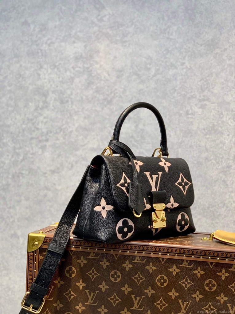 LV M45978 Louis Vuitton Madeleine BB Handbag Black