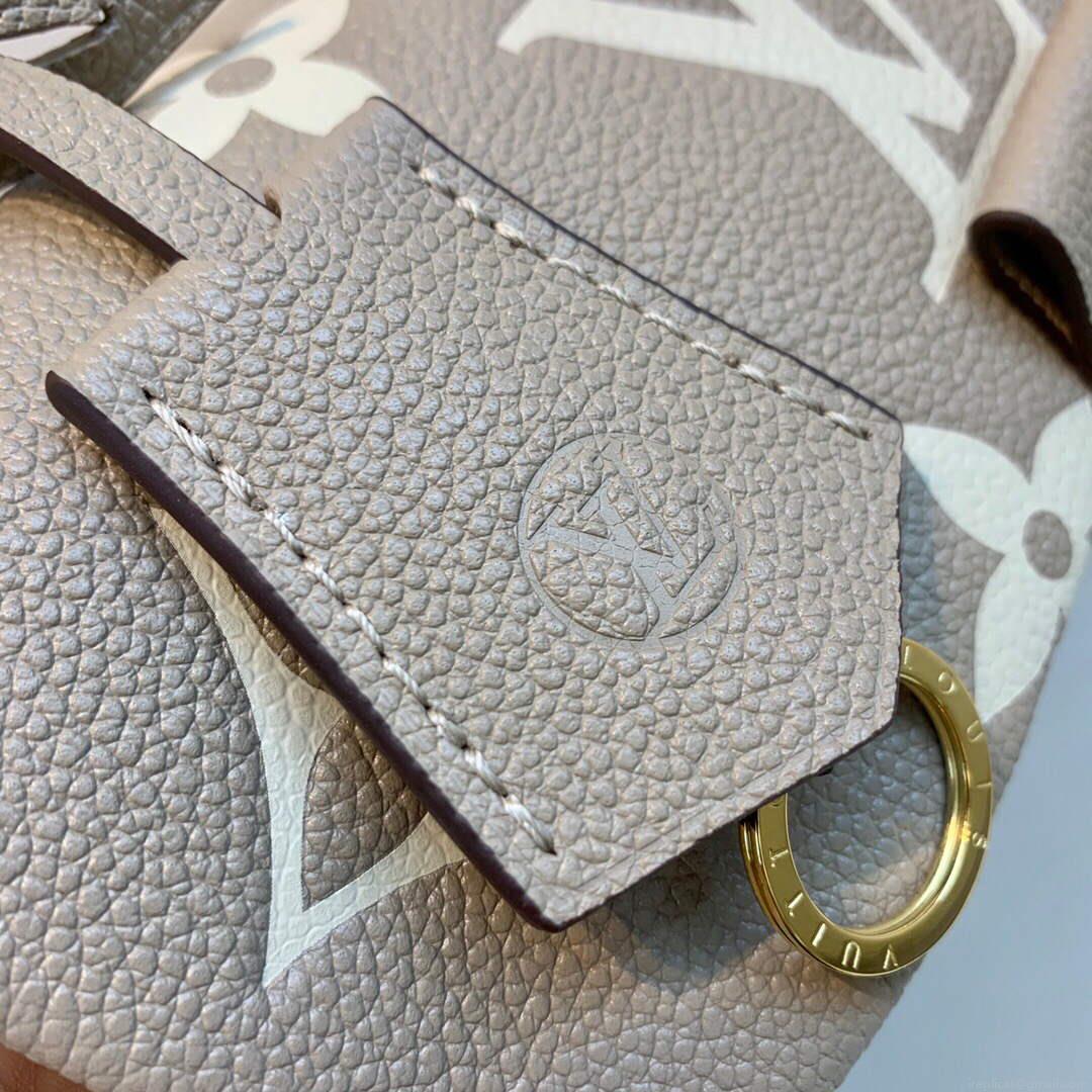 LV M46008 Louis Vuitton Madeleine BB Handbag Monogram Empreinte Leather