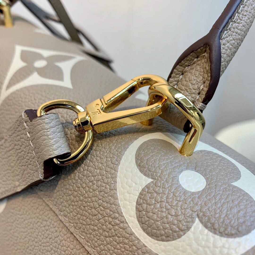LV M46008 Louis Vuitton Madeleine BB Handbag Monogram Empreinte Leather