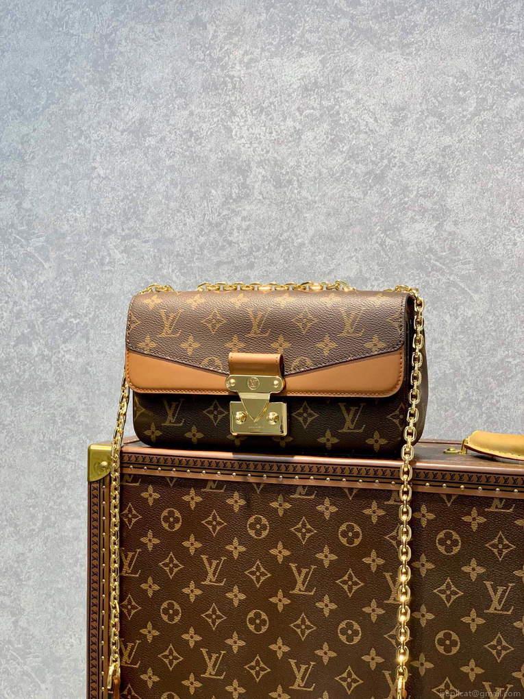 LV M46127 Louis Vuitton Marceau Monogram Caramel Brown