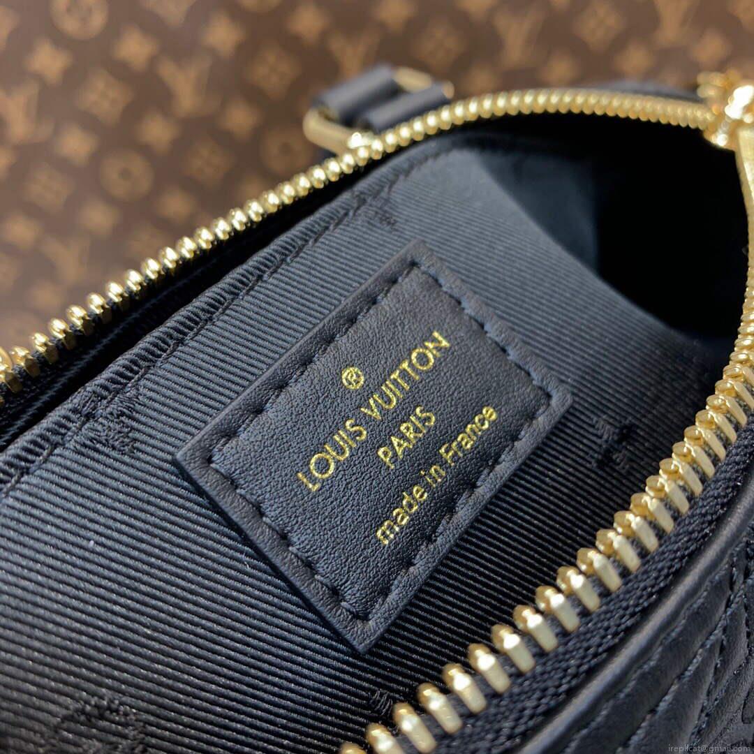 LV M59800 Louis Vuitton Papillon BB Handbag Black