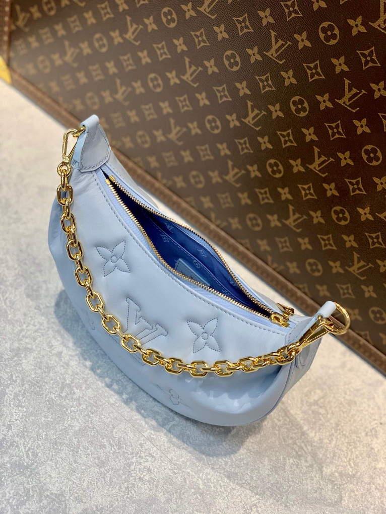 LV M59825 Louis Vuitton Over The Moon Bag Glacier Blue