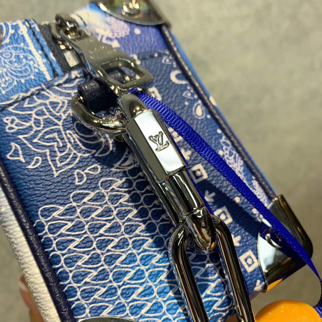 LV M20557 Louis Vuitton Mini Soft Trunk Blue