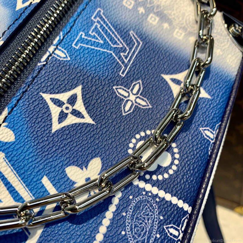 LV M20557 Louis Vuitton Mini Soft Trunk Blue