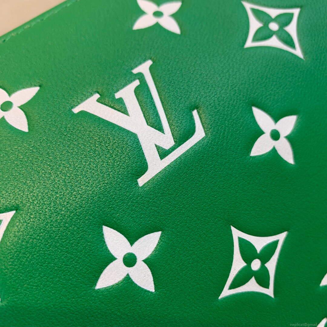 LV M20760 Louis Vuitton Coussin PM Handbag Green