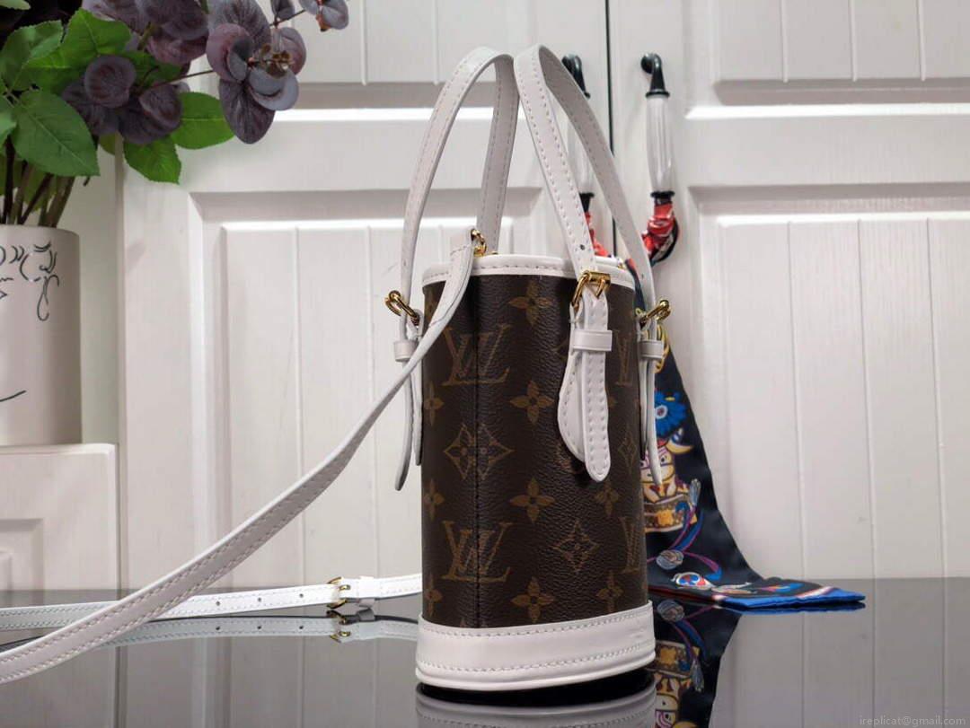 LV M81489 Louis Vuitton Nano Bucket Bag monogram