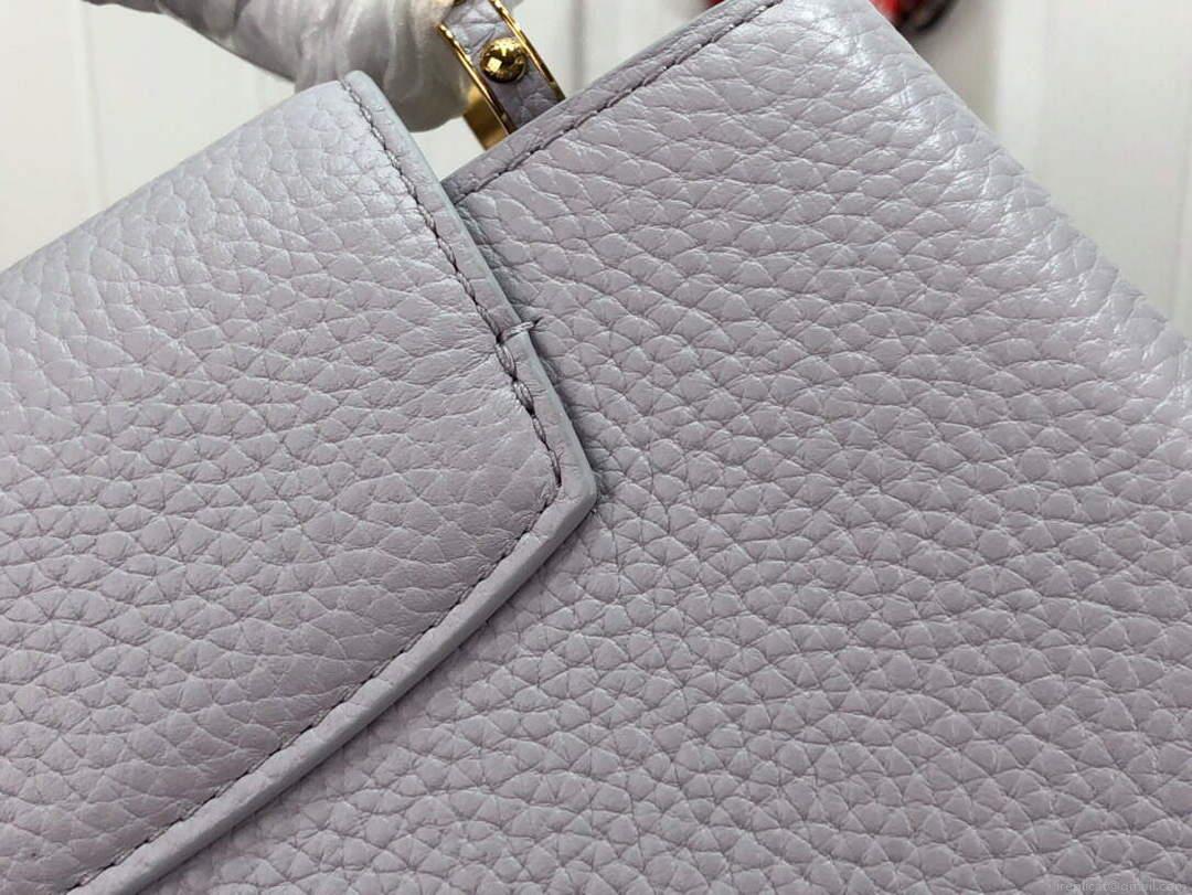 LV M59066 Louis Vuitton Capucines BB Handbag Taro Purple