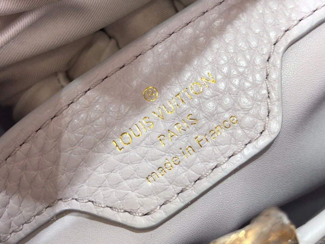 LV M59066 Louis Vuitton Capucines BB Handbag Taro Purple