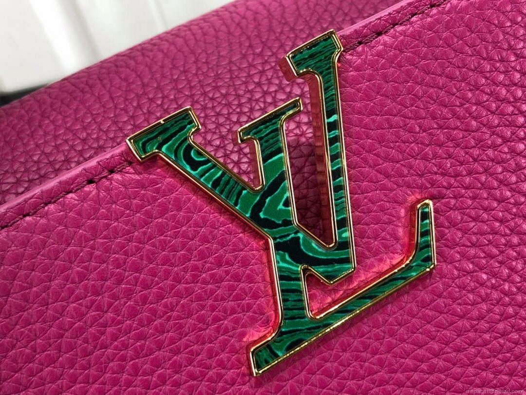 LV M59066 Louis Vuitton Capucines BB Handbag Deep Rose