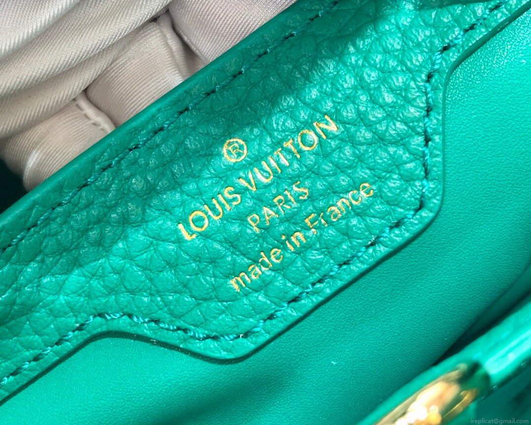 LV M59066 Louis Vuitton Capucines BB Handbag Green