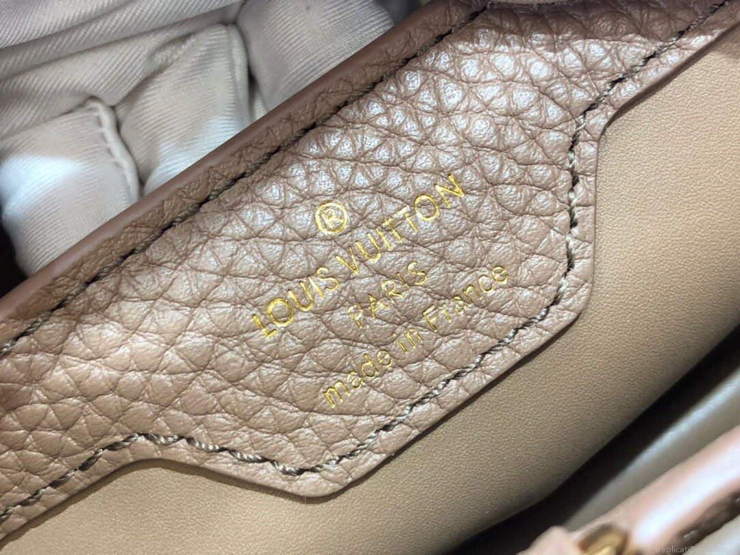 LV M59066 Louis Vuitton Capucines BB Handbag Light Brown