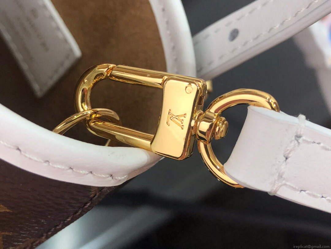 LV M81489 Louis Vuitton Nano Bucket Bag White