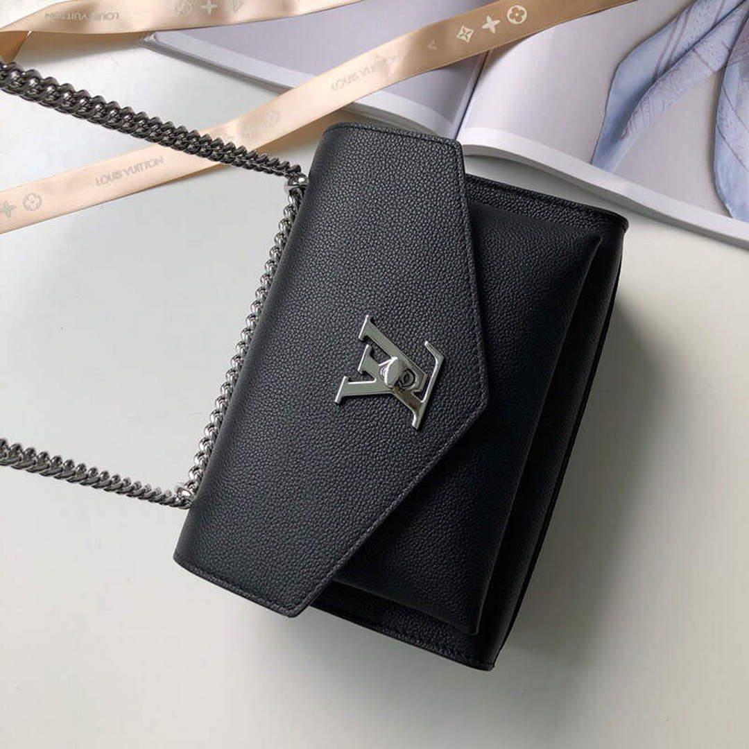 LV M51418 Louis Vuitton Mylockme Chain Bag Black