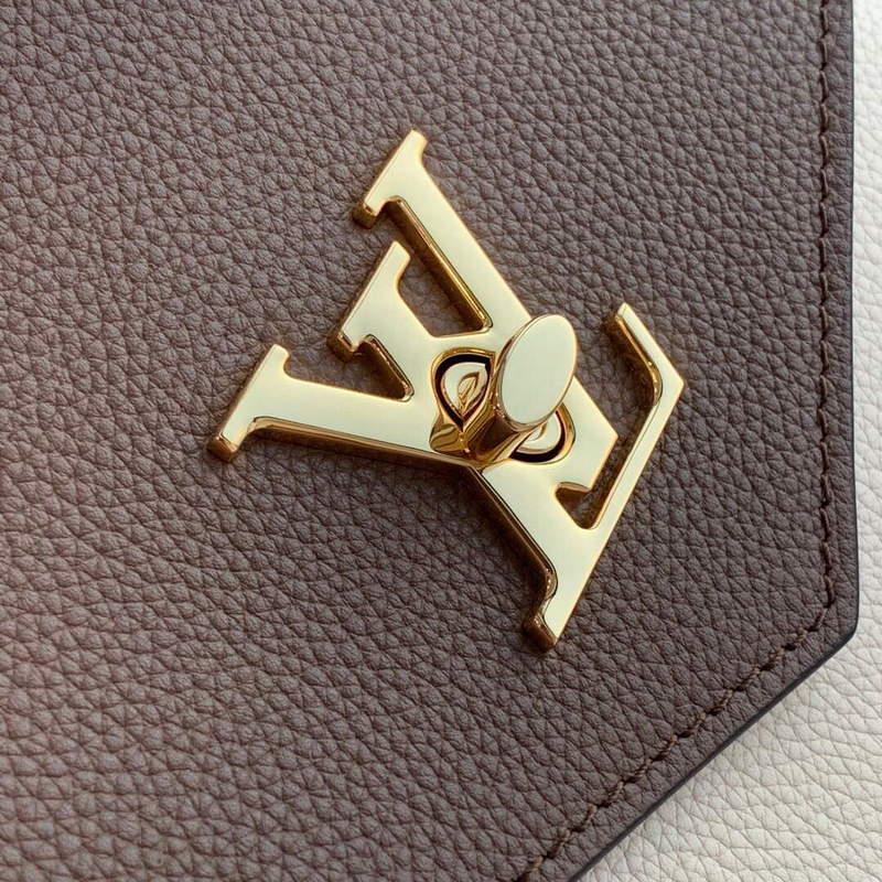 LV M58949 Louis Vuitton Mylockme Chain Bag Smokey Brown