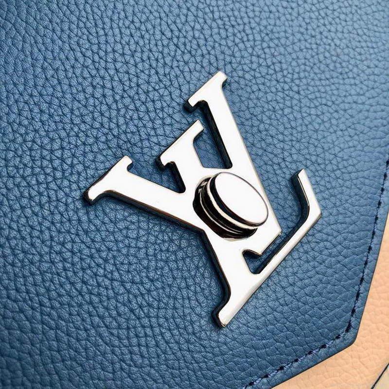 LV M56137 Louis Vuitton Mylockme Chain Bag Blue