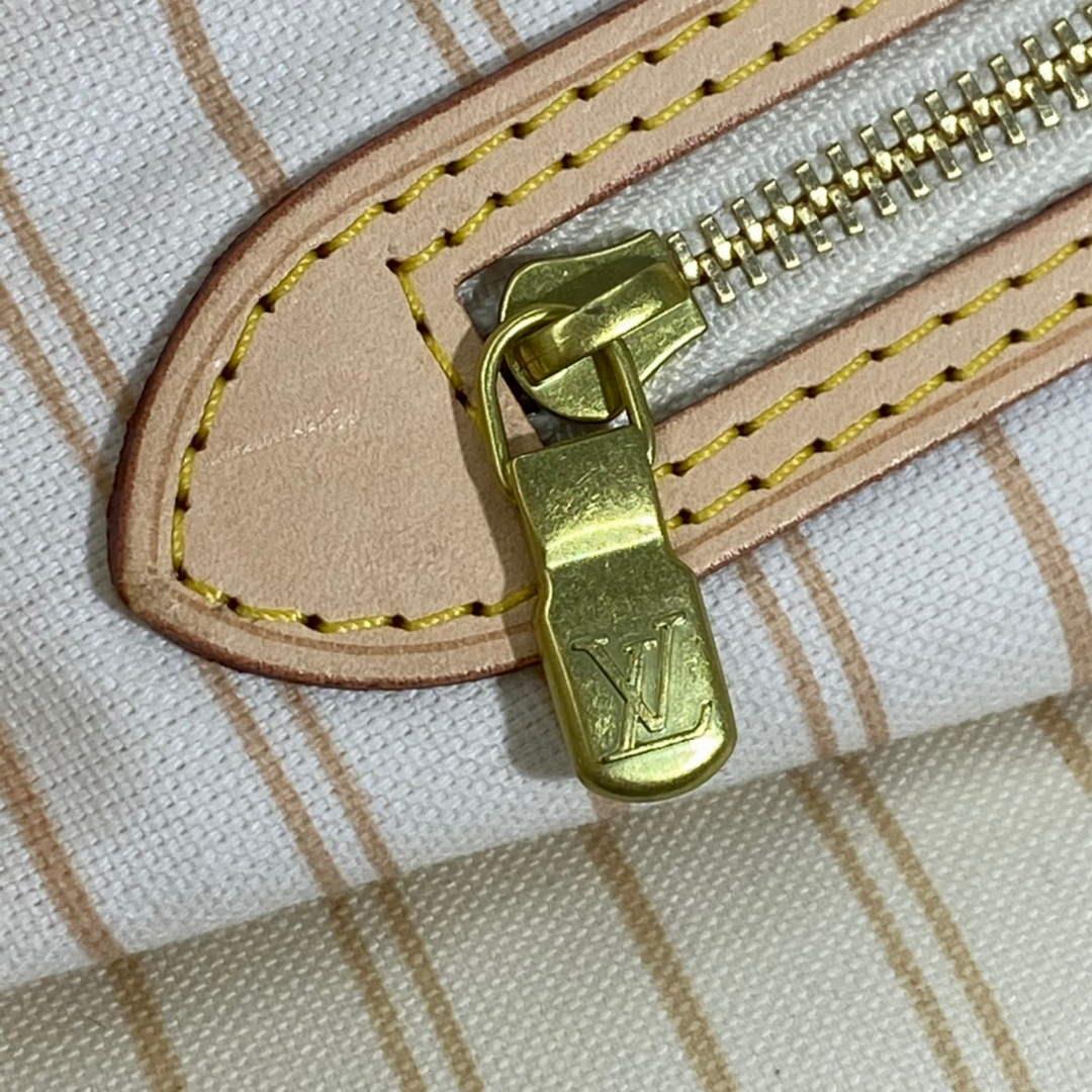 Louis Vuitton LV N41360 Neverfull GM Damier Azur Beige