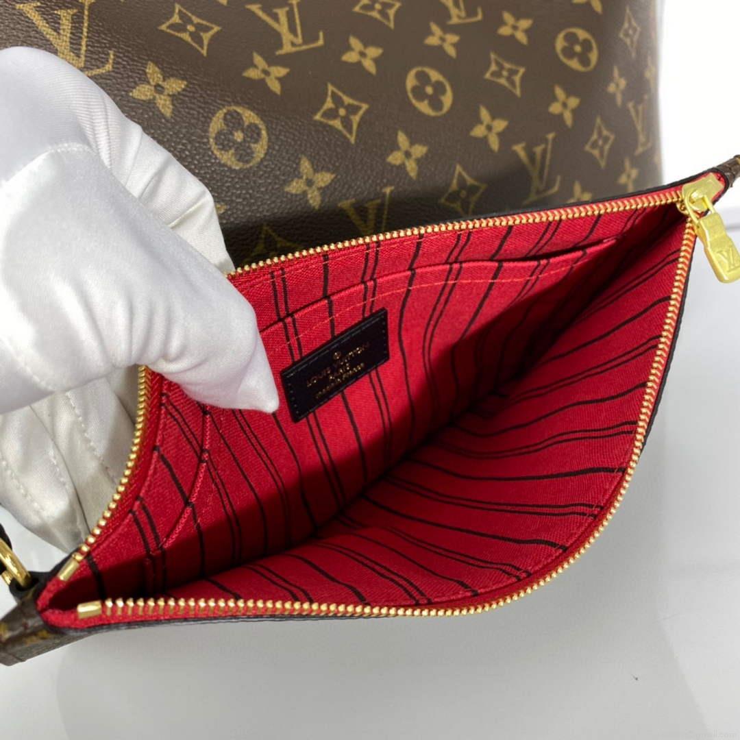 Louis Vuitton LV M41176 Neverfull MM Monogram Canvas Black