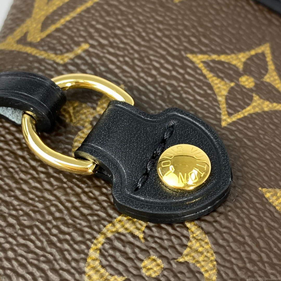 Louis Vuitton LV M41176 Neverfull MM Monogram Canvas Black