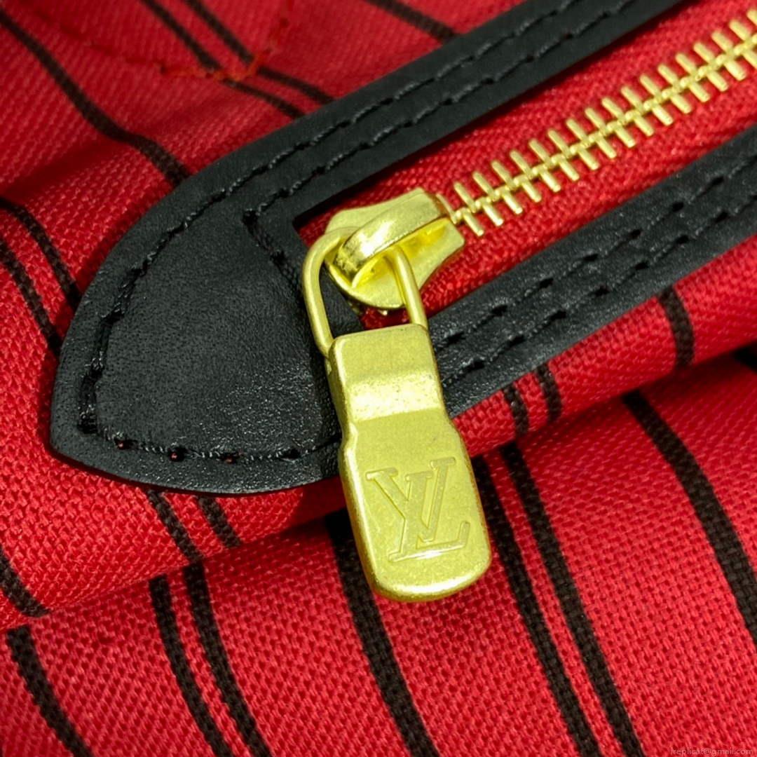 Louis Vuitton LV M41176 Neverfull MM Monogram Canvas Black