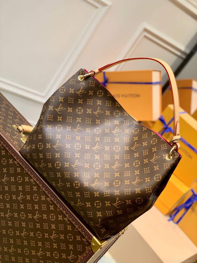 LV M43703 Louis Vuitton Graceful MM M43704 Pivoine Pink
