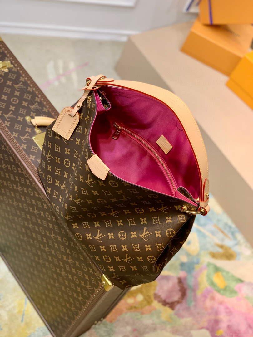 LV M43703 Louis Vuitton Graceful MM M43704 Pivoine Pink
