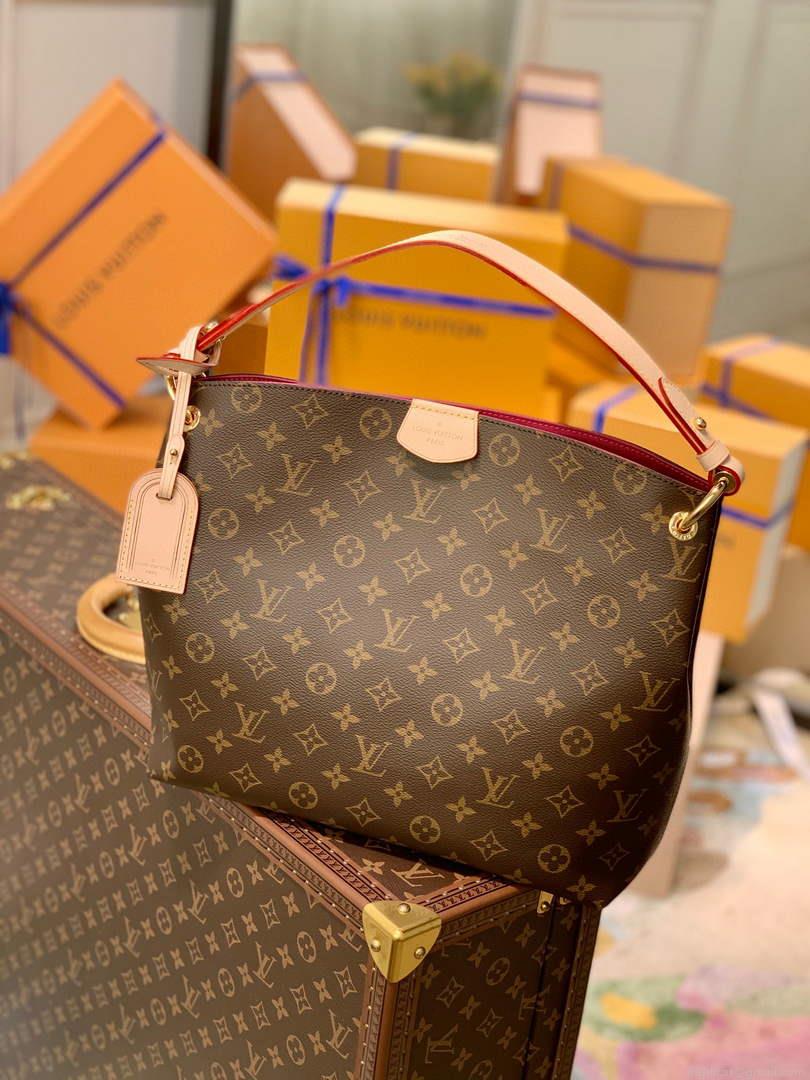 Louis Vuitton M43700 LV M43701 Graceful PM Pivoine Pink