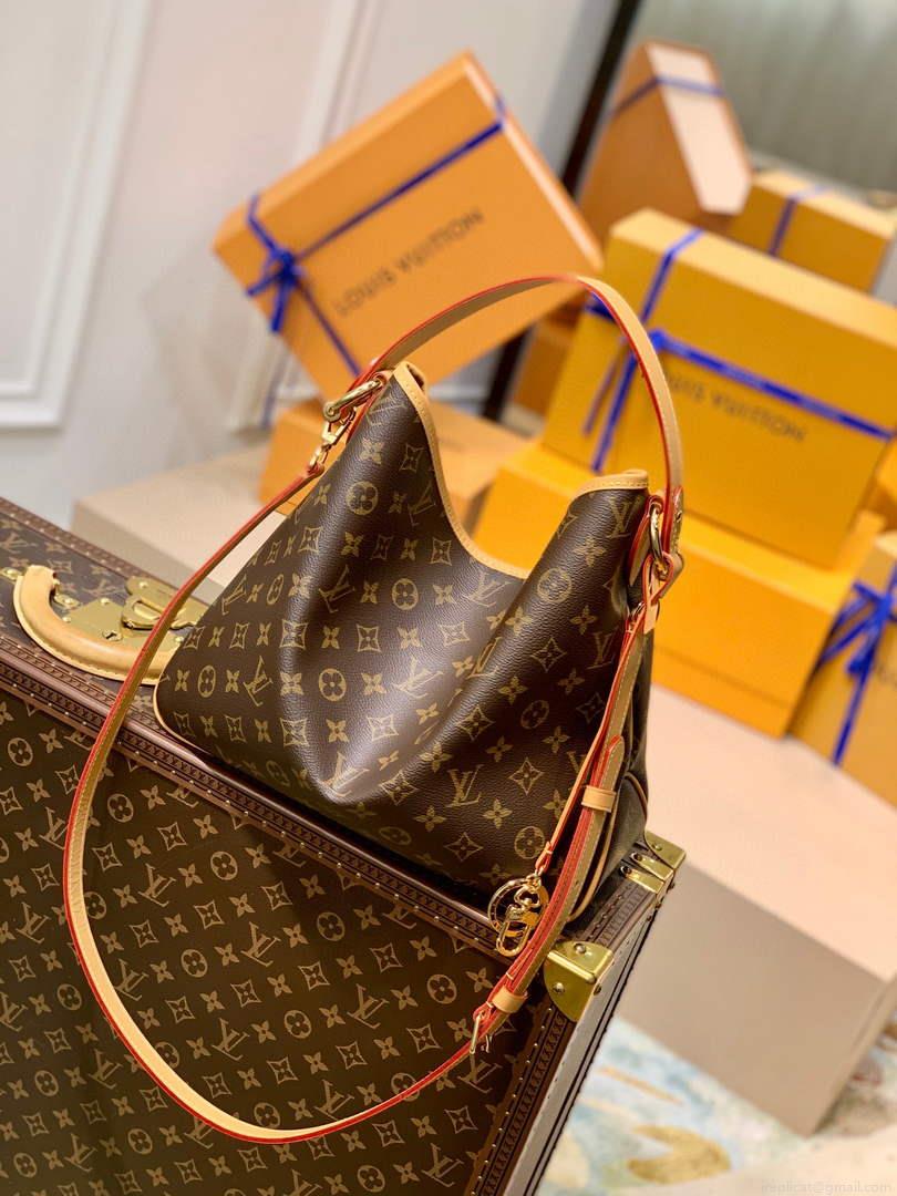 LV M50155 LouisVuitton Delightful PM Monogram Plum