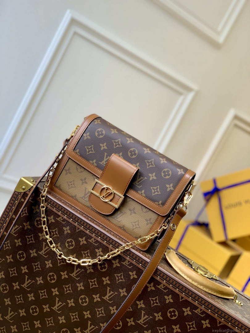 LV M45958 Louis Vuitton Dauphine MM Bag Monogram