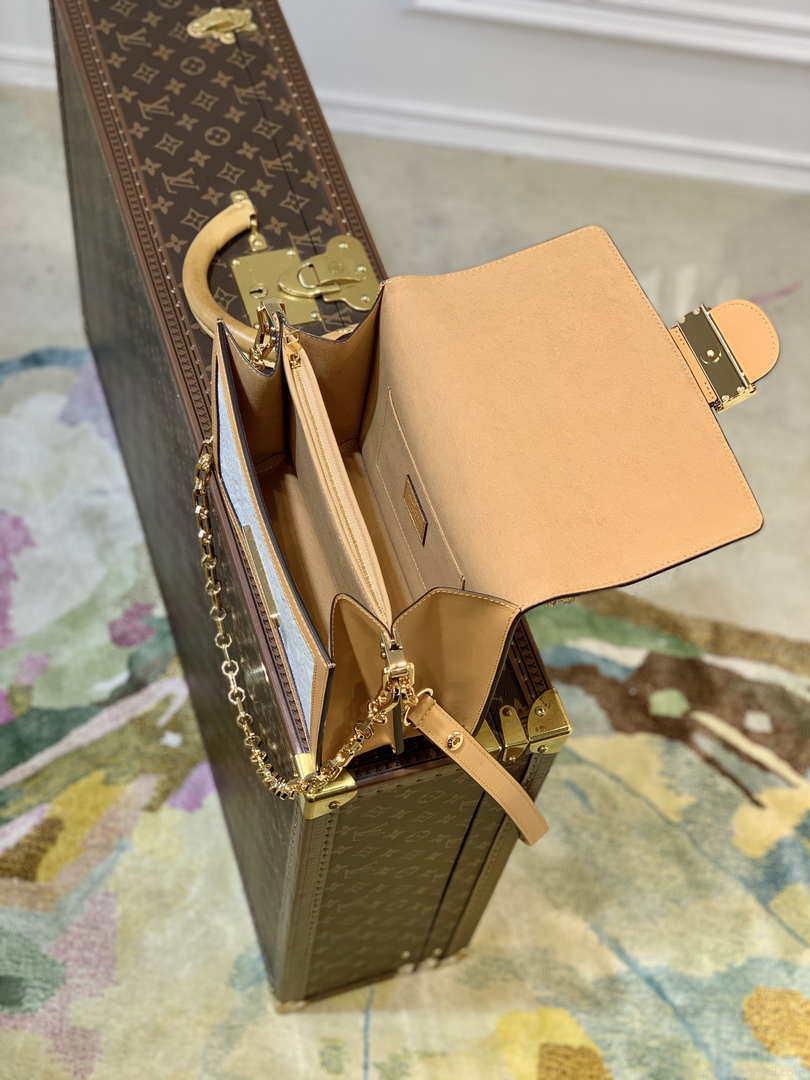 LV M59483 Louis Vuitton Dauphine MM Bag Monogram White