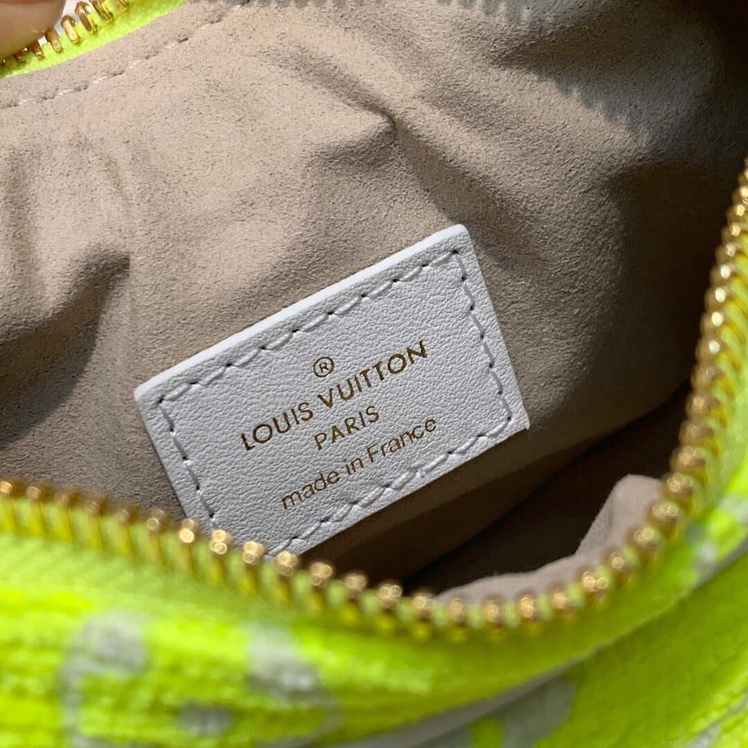 LV M81484 Louis Vuitton Loop half-moon baguette bag Yellow