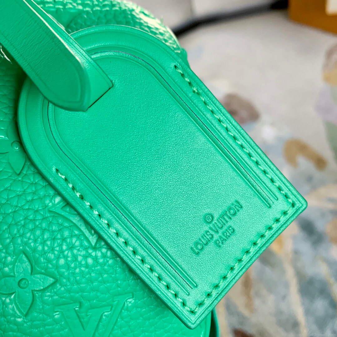 LV M20929 Louis Vuitton Keepall Bandouliere 25 Bag Minty Green