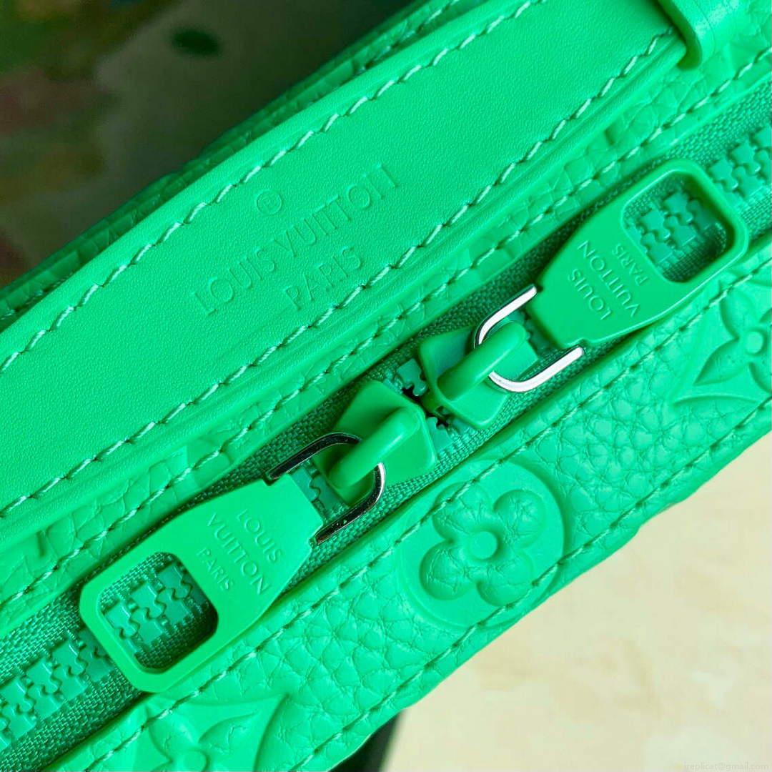 LV M20956 Louis Vuitton Handle Soft Trunk Bag Minty Green